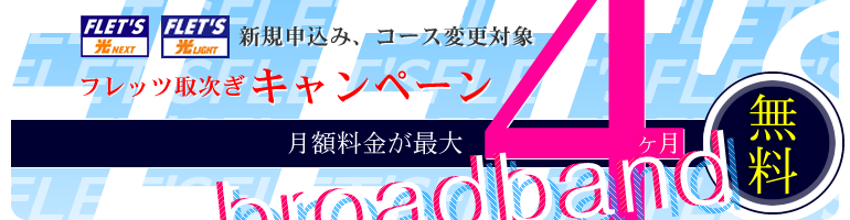 �t���b�c�掟���T�[�r�X ���z�ő�4���������L�����y�[���b