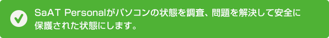 SaAT Personalp\ȐԂ𒲍AĈSɕی삳ꂽԂɂ܂B